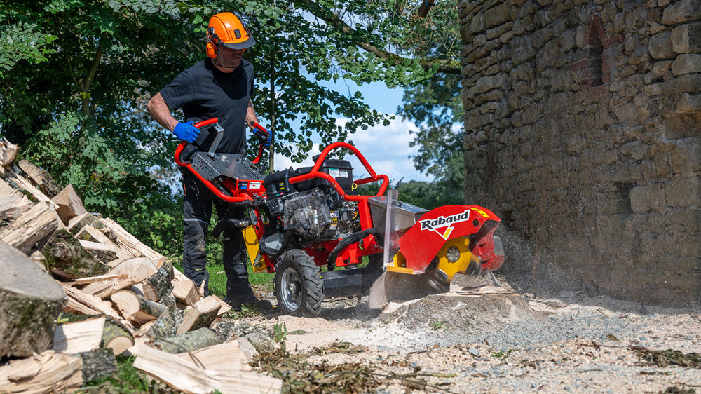 Le modèle Xylocrok 39 DA, une machine autotractée.