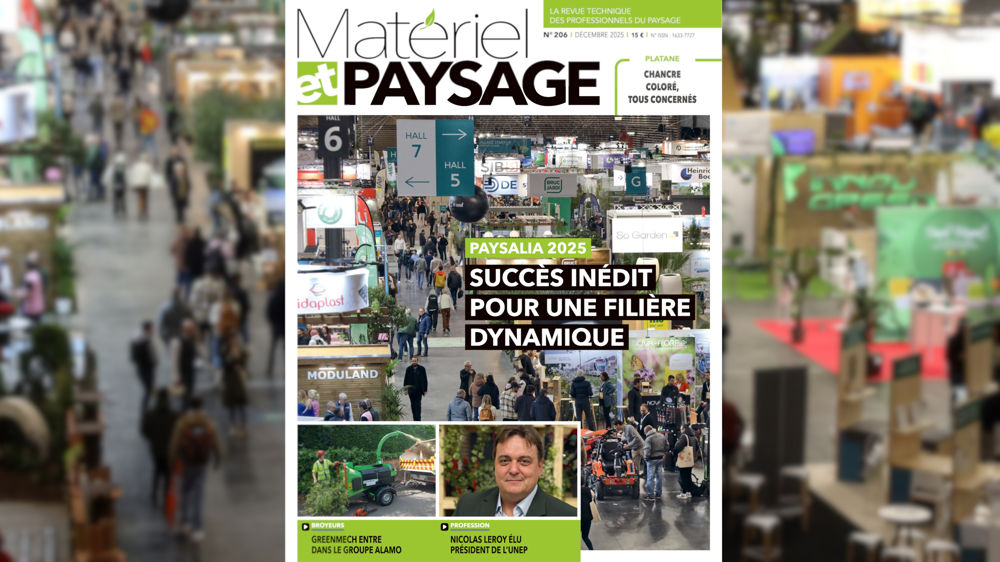 À lire dans Matériel et Paysage : Paysalia, succès inédit pour une filière unie
