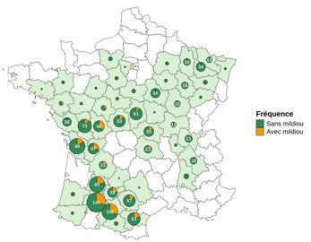 Fréquence du mildiou du tournesol en 2025 Fréquence du mildiou du tournesol en 2025