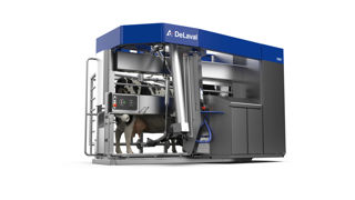 Equipé de l'intelligence artificielle Deep Blue, le robot DeLaval est capable de prédire le risque de nombreuses maladies chez la vache laitière.