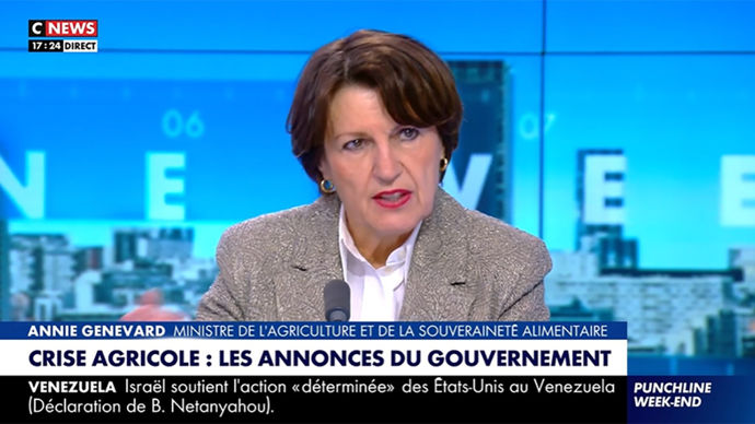 Annie Genevard garantit le budget de la prochaine Pac « au centime près »