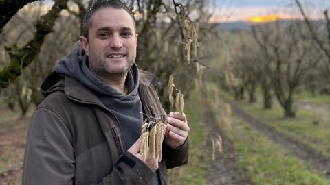 L’Association nationale des producteurs de noisettes, dont Axel Crestian est le président, revendique une harmonisation européenne des produits phytosanitaires.