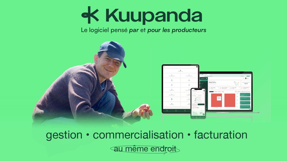 Kuupanda accompagne les agriculteurs dans leur commercialisation au quotidien.
