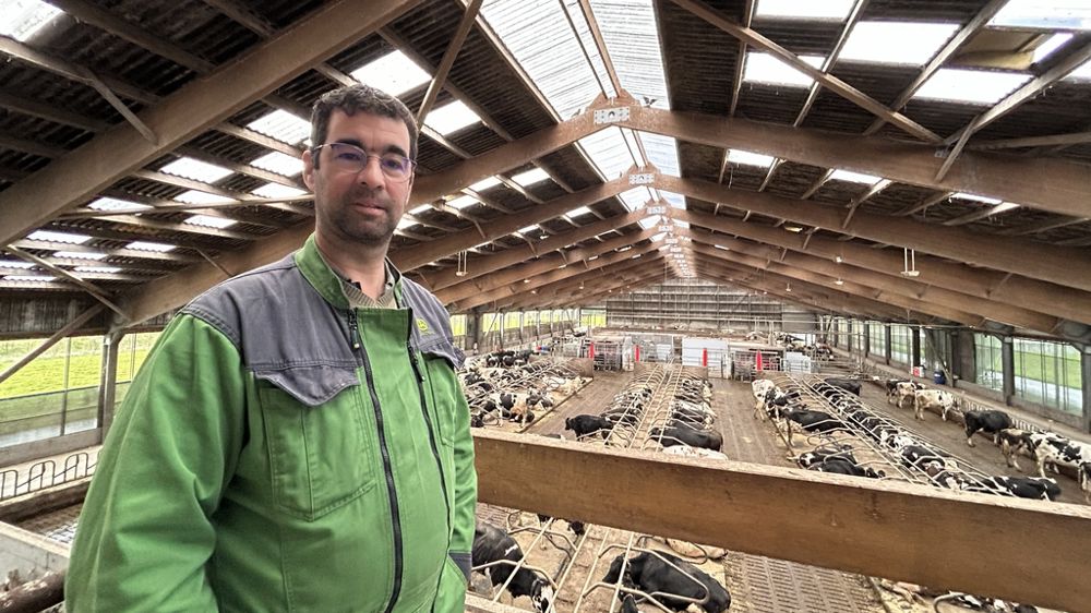 Maxime Savary éleveur laitier