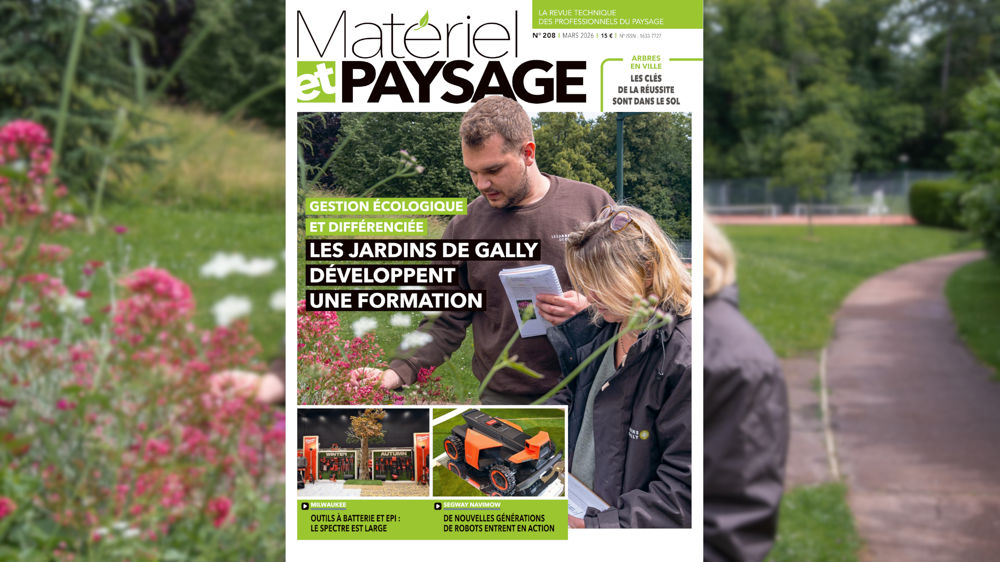 À lire dans Matériel et Paysage : gestion écologique et différenciée avec Gally