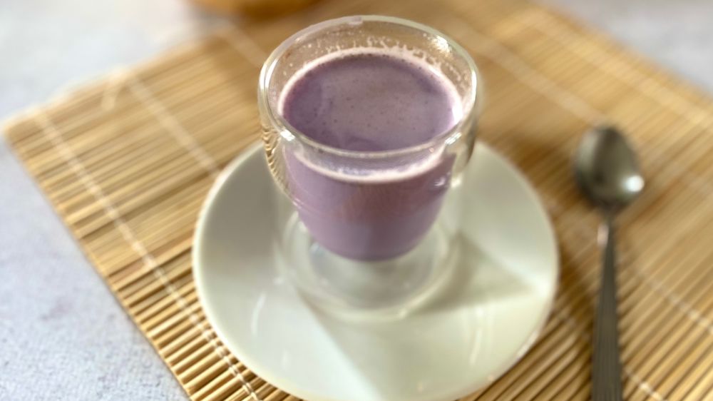 L'ube latte, star montante des coffee shops.