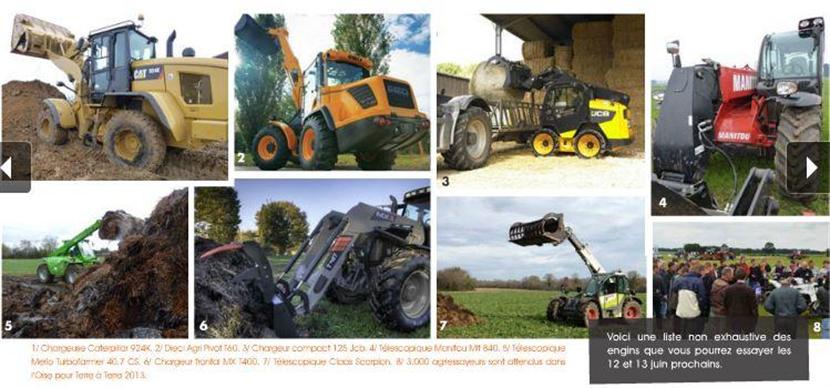 Terre à Terre : Une trentaine de machines de manutention à essayer !