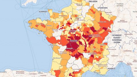 Carte des restrictions d'eau au 13 juillet 2026.