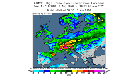 Des pluies généreuses sont annoncées en France.