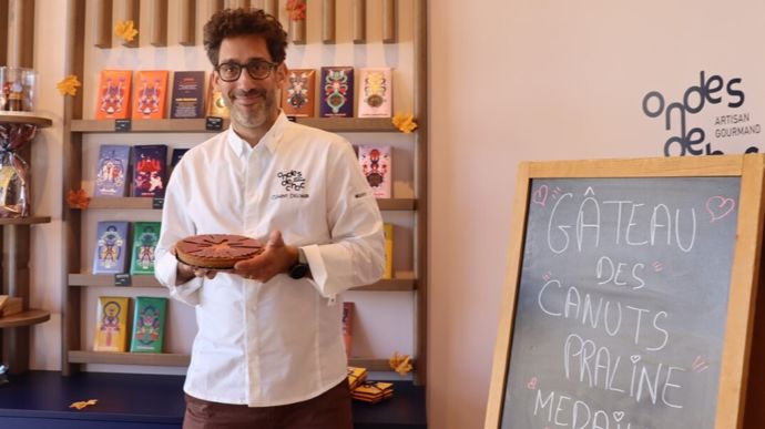 Une Praline d’or couronne le Gâteau des canuts de Clément Delomier - Pâtisserie