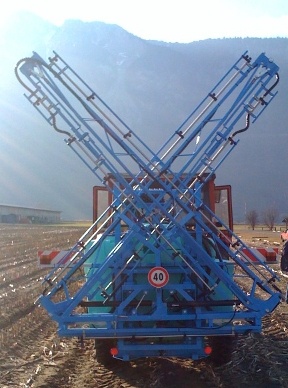 Rampe BDX &agrave; repliage hydraulique