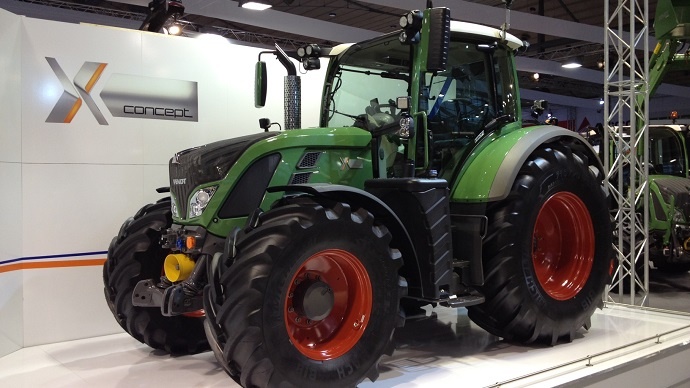 Concept X de Fendt: un tracteur équipé d'une centrale électrique.