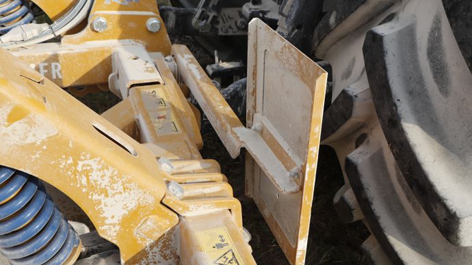 Plaques de gabarit escamotables.