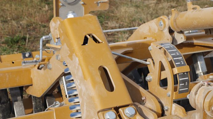 Sécurité ressorts bien protégée.