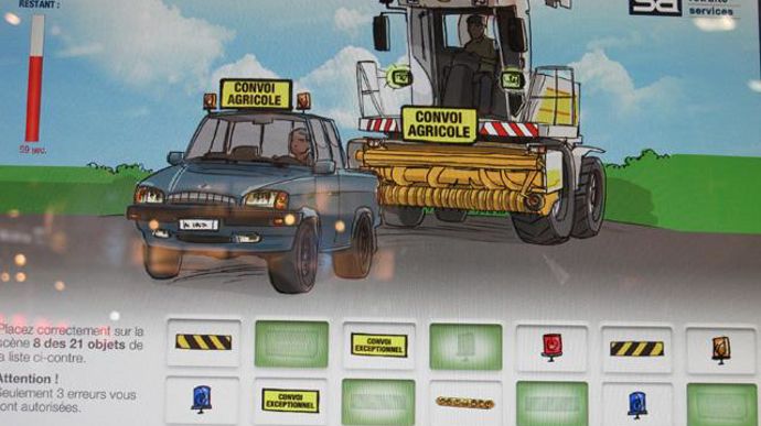 05. « Circulatouch » : pour jouer en solo ou en équipe, sur écran tactile, en testant retrouvant les dispositifs réglementaires, avec des éléments de signalisation à replacer en « 1mn 30 chrono ».