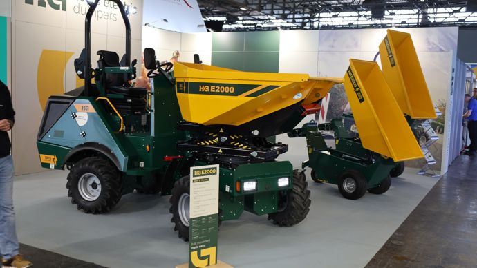 HG, une nouvelle marque danoise de dumper et transporteurs électriques, s'intéresse au marché français. 
