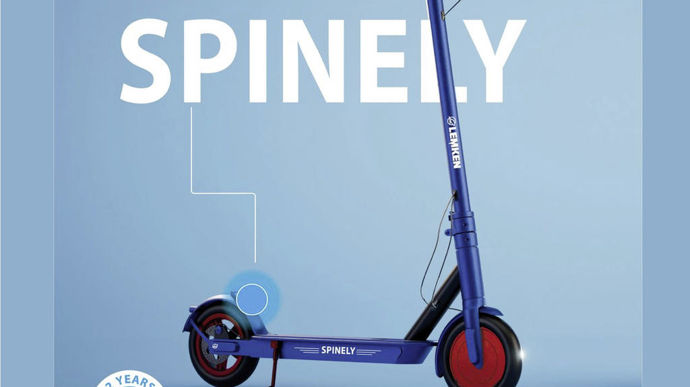 Lemken élargit son catalogue et se lance dans les vébicules de transport avec cette trottinette baptisée Spinely.