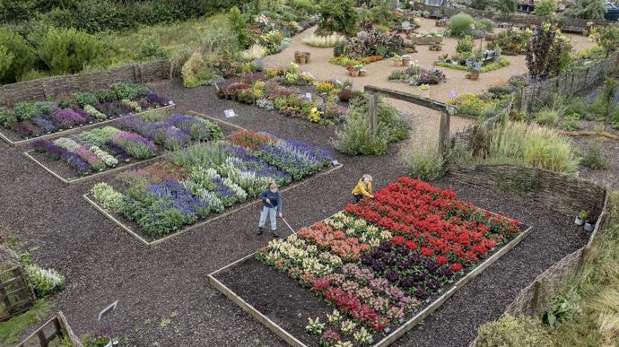 Jardin d’essais de la RHS, à Hyde Hall.