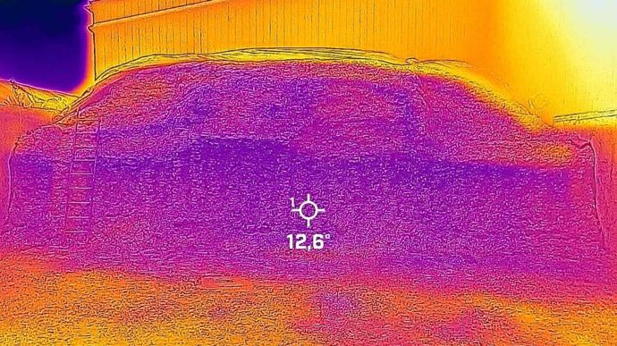 Le coeur du silo est conserve une température de 12,6°C.