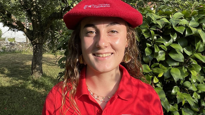 Horticulture : Maixa Teillerie, 20 ans, pour la Région Nouvelle-Aquitaine : « J'ai découvert ma passion pour le végétal lors de mon stage de 3e ».