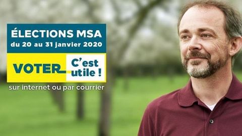 Les élections des délégués MSA se déroule du 20 au 31 janvier 2020. Les résultats seront connus le 7 février prochain. Les élections des délégués MSA se déroule du 20 au 31 janvier 2020. Les résultats seront connus le 7 février prochain.