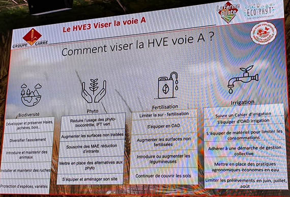 Comment viser la certification HVE 3 (voie A) ?