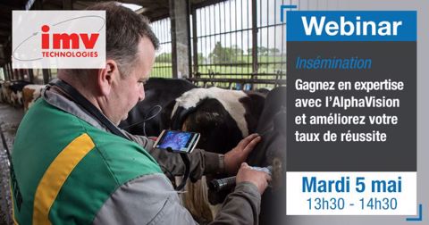 Le webinaire du mardi 5 mai à 13h30 vous donnera les clés pour gagner en expertise dans la gestion de la reproduction de vos vaches et améliorer vos performances à ce niveau. Le webinaire du mardi 5 mai à 13h30 vous donnera les clés pour gagner en expertise dans la gestion de la reproduction de vos vaches et améliorer vos performances à ce niveau.